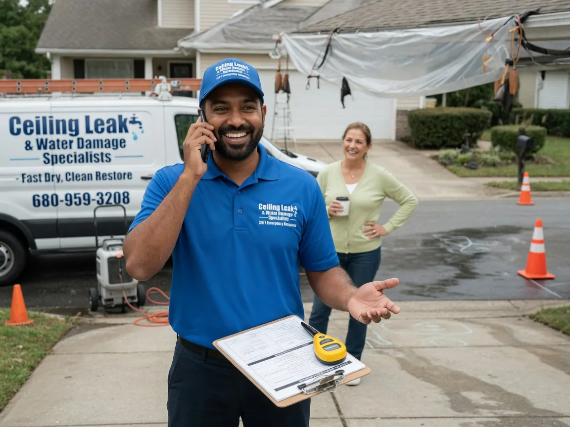 Ceiling Leak Cleanup Isom, KY FAQs